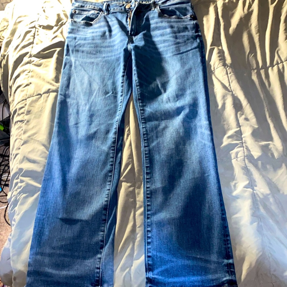 American eagle flex original boot cut blue jeans
